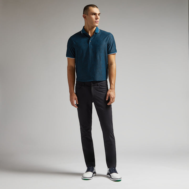 G/FORE MEN'S FINGERPRINT TECH PIQUÉ POLO - DEEP SEA