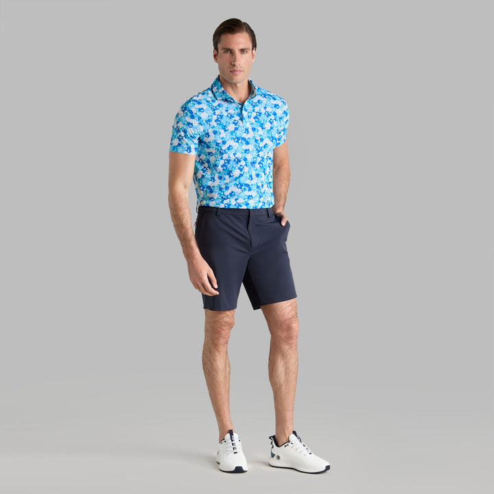 G/FORE MEN'S CAMO FLORAL TECH PIQUÉ POLO - LISBON