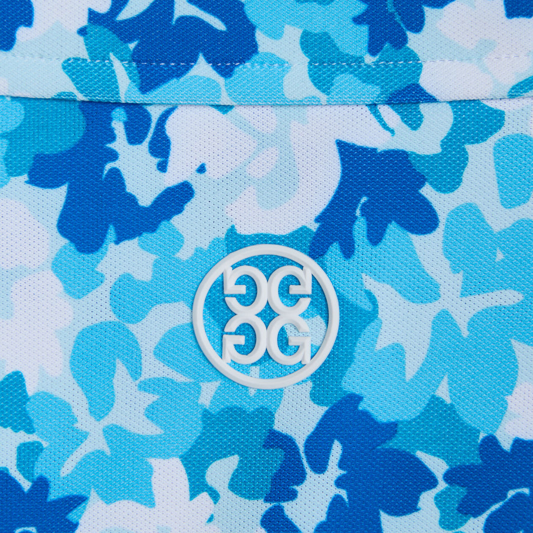 G/FORE MEN'S CAMO FLORAL TECH PIQUÉ POLO - LISBON