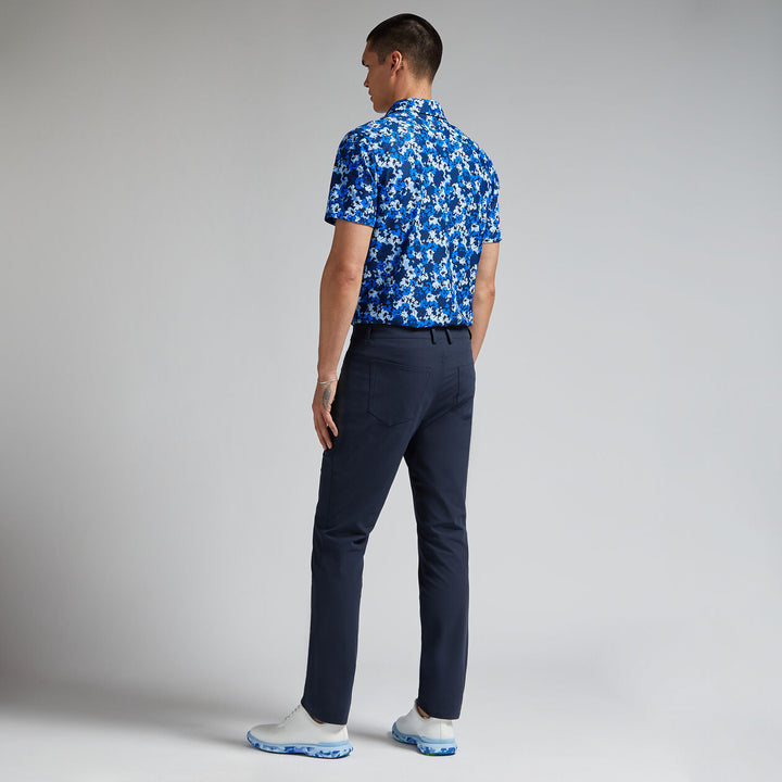 G/FORE MENS CAMO FLORAL TECH PIQUÉ POLO - RACER