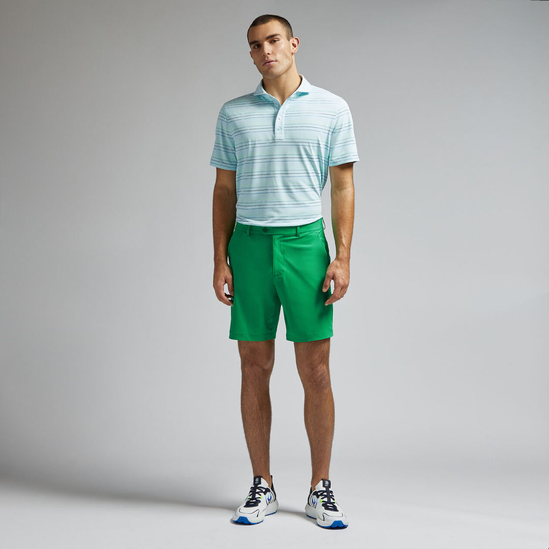 G/FORE MEN'S MULTI STRIPE TECH PIQUÉ POLO - DAYBREAK