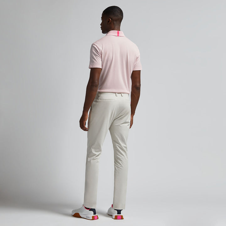 G/FORE MENS TECHNICAL COTTON BLEND POLO - BLUSH