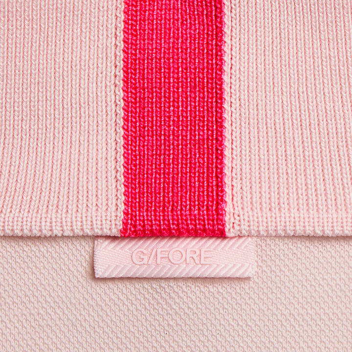 G/FORE MENS TECHNICAL COTTON BLEND POLO - BLUSH