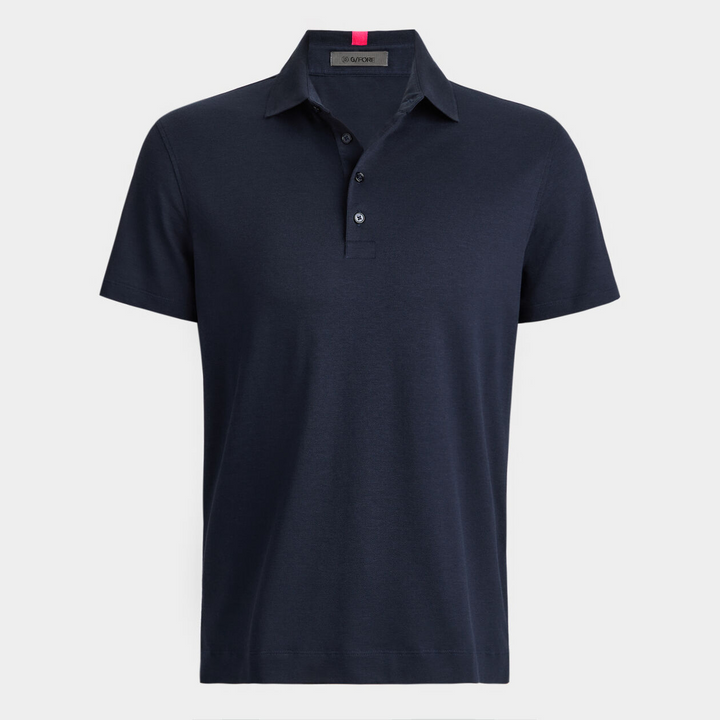 G/FORE MENS TECHNICAL COTTON BLEND POLO - TWILIGHT