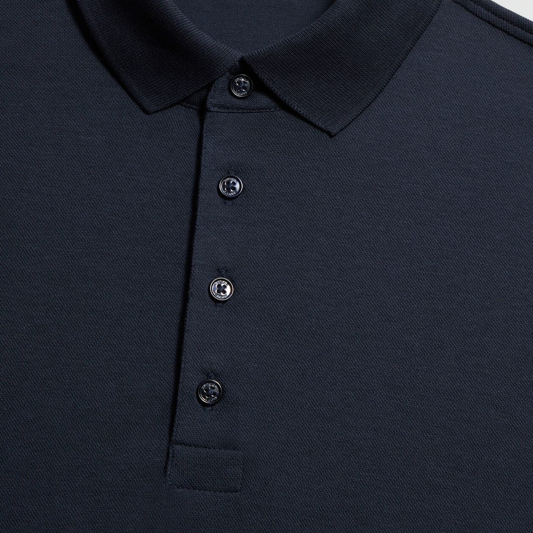 G/FORE MENS TECHNICAL COTTON BLEND POLO - TWILIGHT