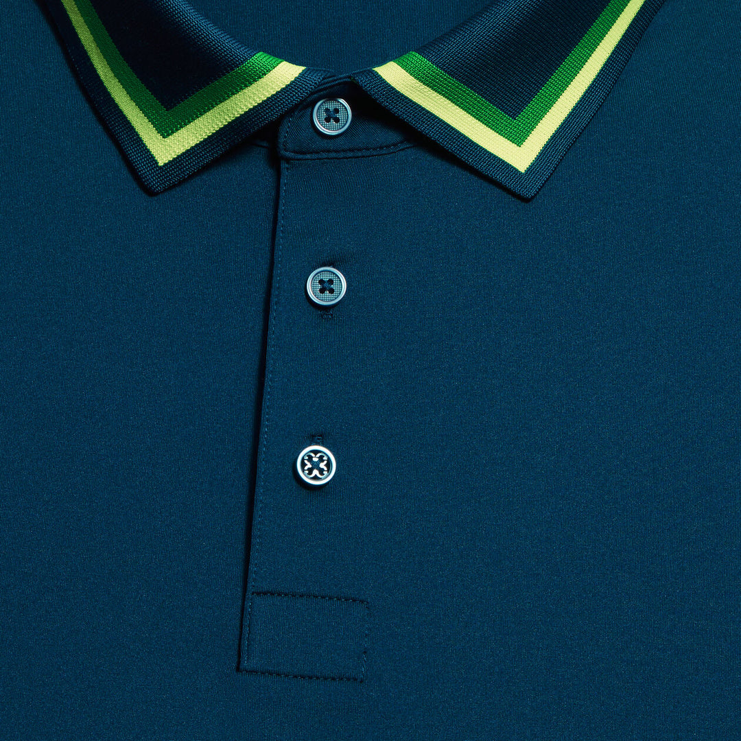 G/FORE MENS TUX TECH JERSEY POLO - DEEP SEA
