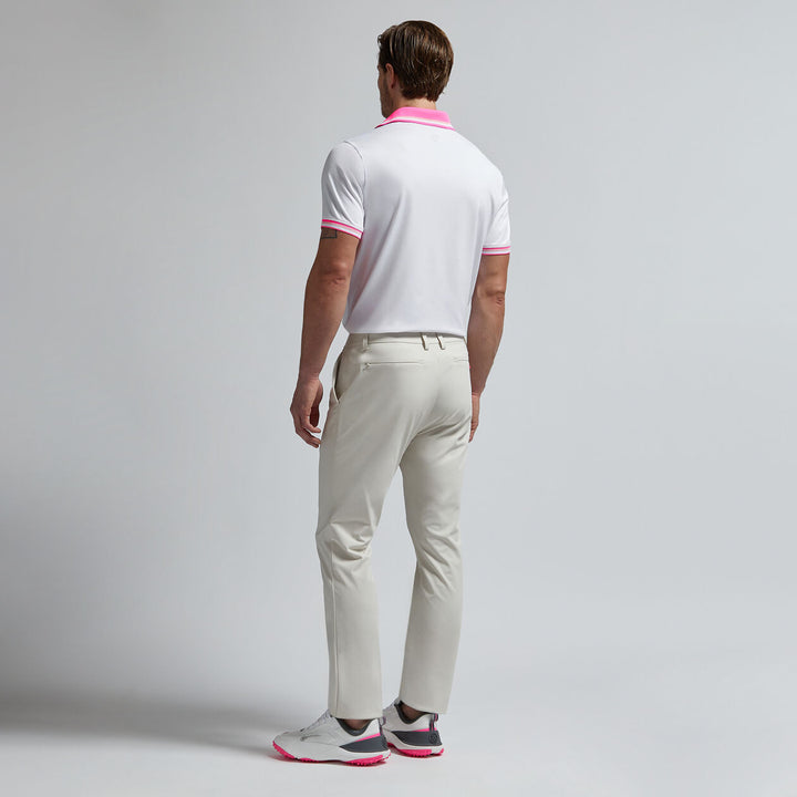 G/FORE MENS TUX TECH JERSEY POLO - SNOW