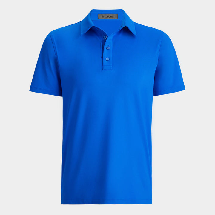 G/FORE MENS G/TAB ESSENTIAL TECH JERSEY POLO - RACER
