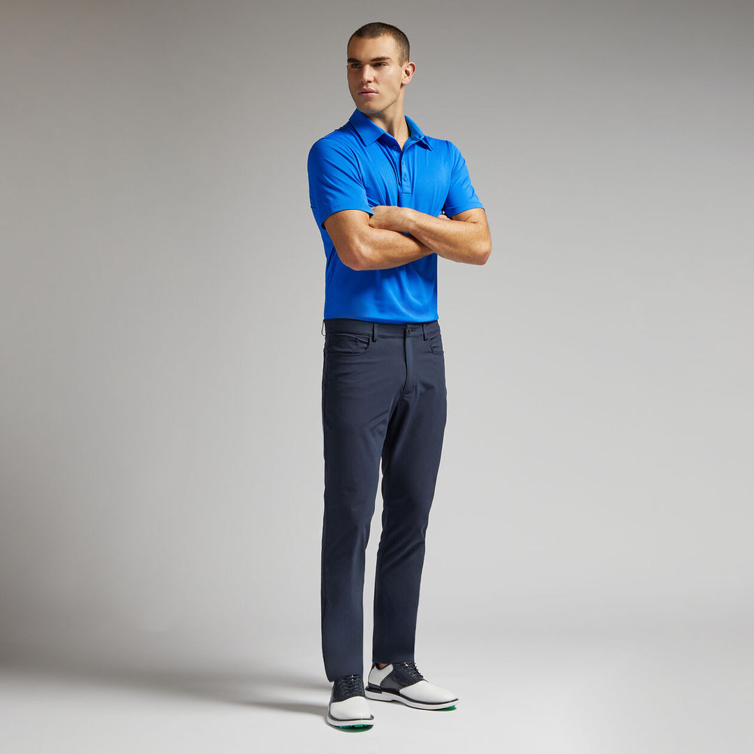 G/FORE MENS G/TAB ESSENTIAL TECH JERSEY POLO - RACER
