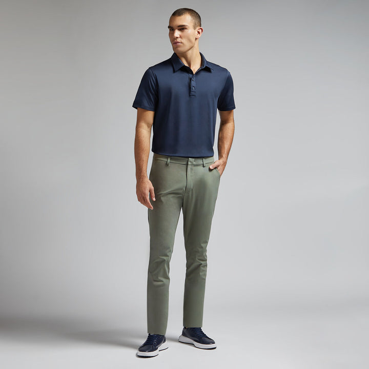 G/FORE MENS G/TAB ESSENTIAL TECH JERSEY POLO - TWILIGHT