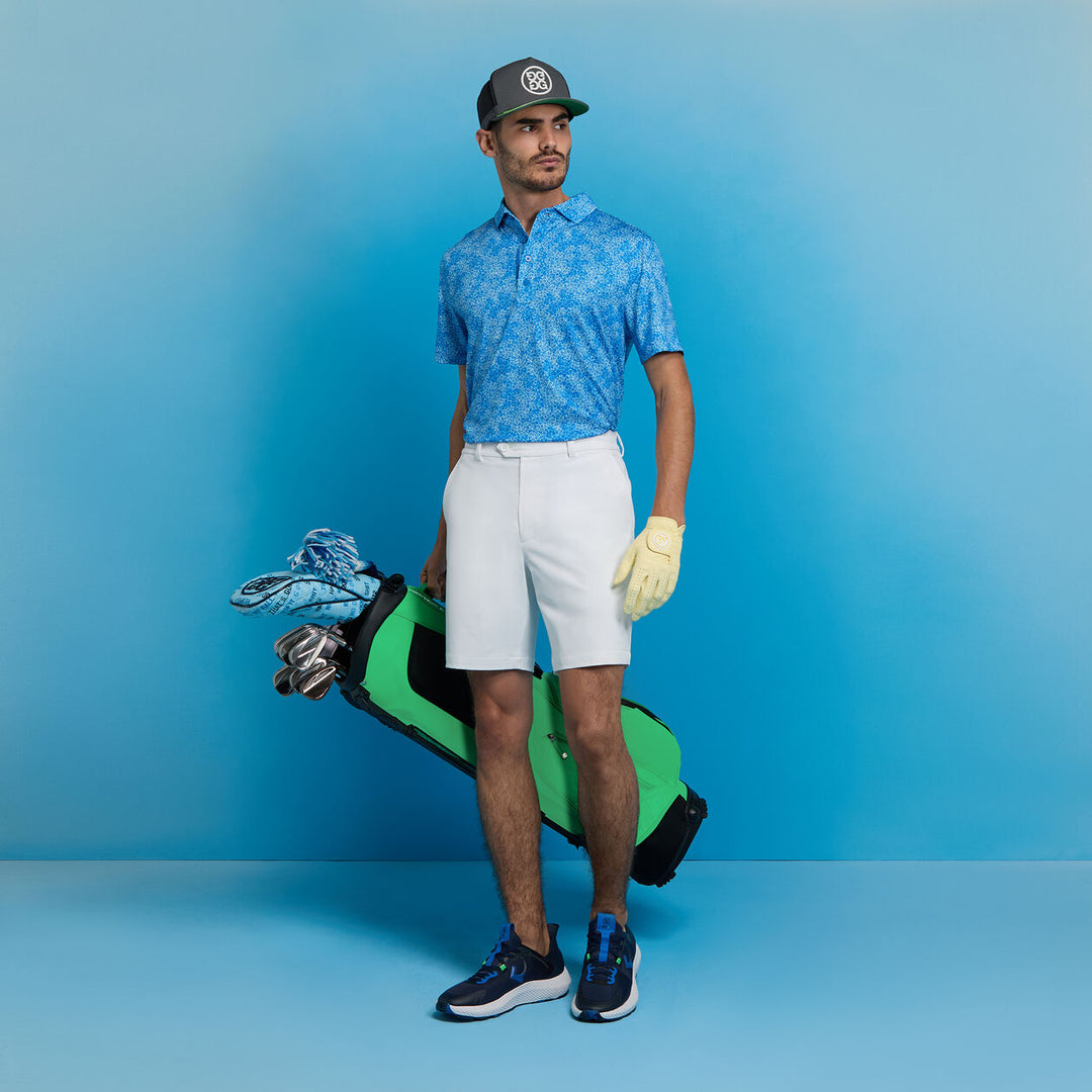 G/FORE MEN'S HYDRANGEA TECH JERSEY POLO - LISBON