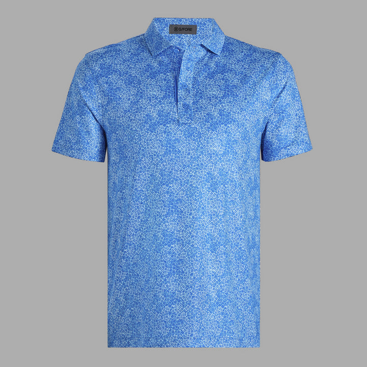 G/FORE MEN'S HYDRANGEA TECH JERSEY POLO - LISBON