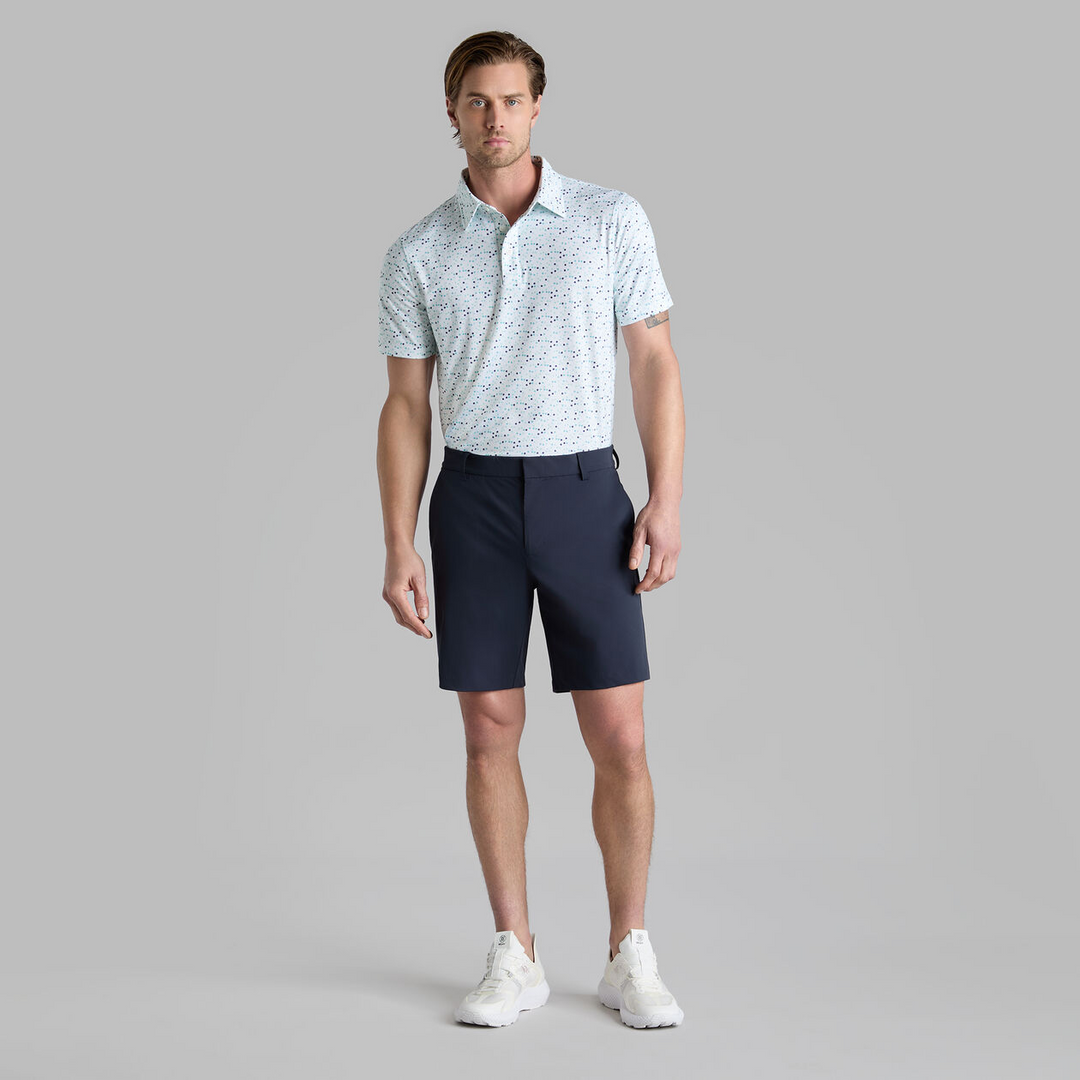 G/FORE MEN'S AYE POPPY TECH JERSEY POLO - SIREN