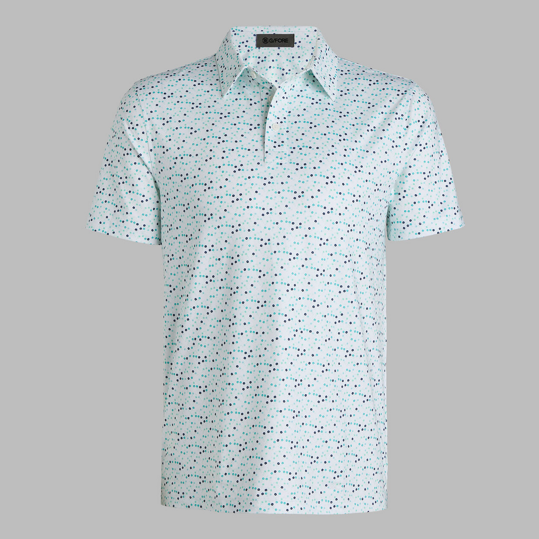 G/FORE MEN'S AYE POPPY TECH JERSEY POLO - SIREN