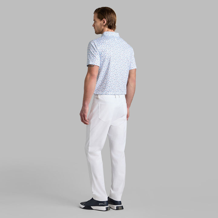 G/FORE MEN'S AYE POPPY TECH JERSEY POLO - SNOW