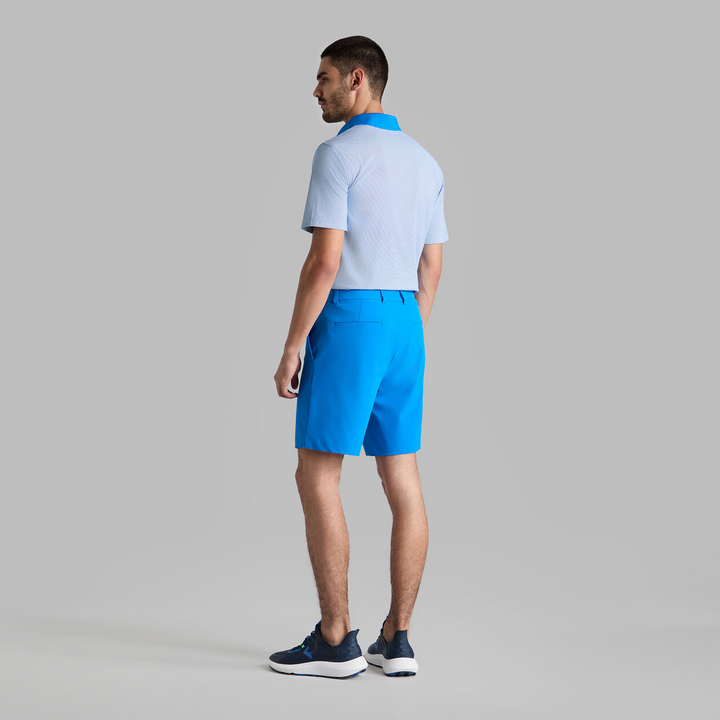 G/FORE MEN'S FEEDER STRIPE FINE TECH JERSEY POLO - LISBON