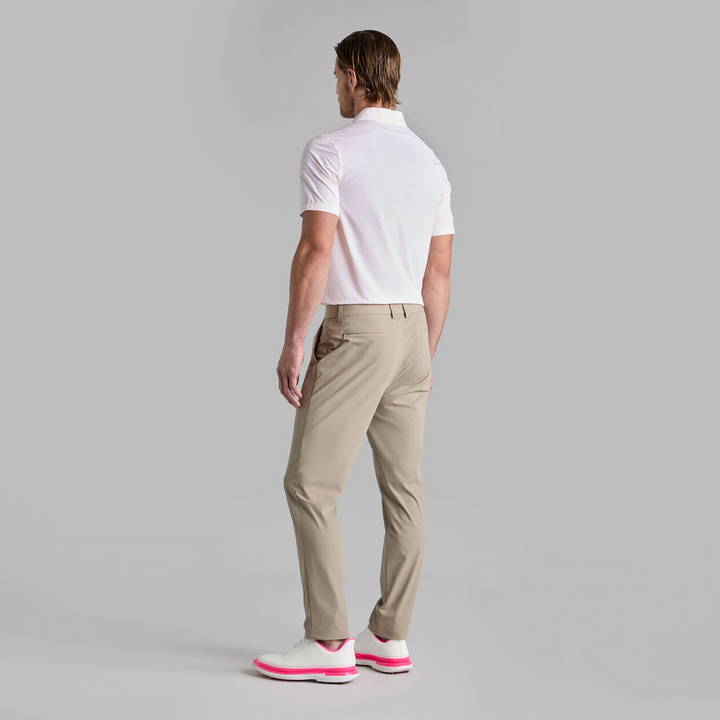 G/FORE MEN'S FINE STRETCH JACQUARD POLO - BLUSH