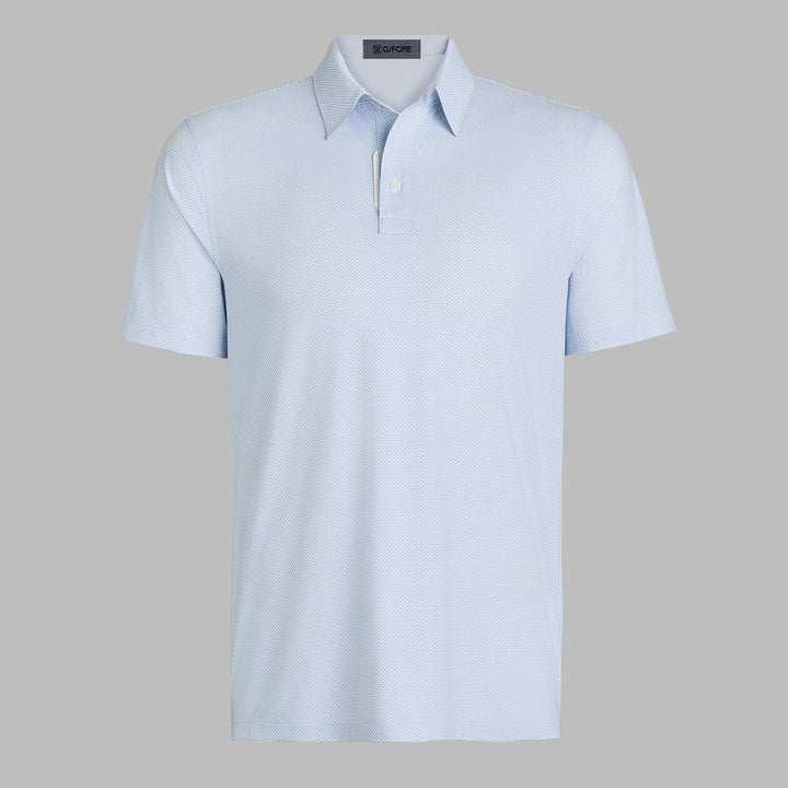 G/FORE MEN'S FINE STRETCH JACQUARD POLO - LISBON