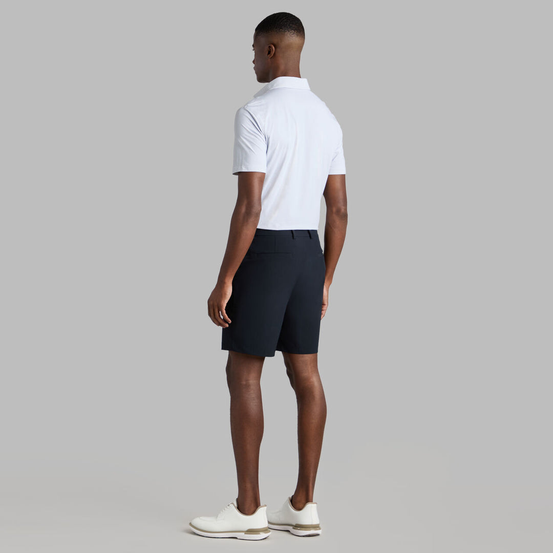 G/FORE MEN'S FINE STRETCH JACQUARD POLO - ONYX