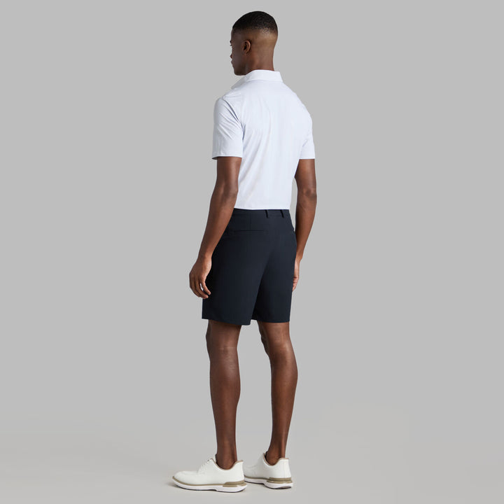 G/FORE MEN'S FINE STRETCH JACQUARD POLO - ONYX