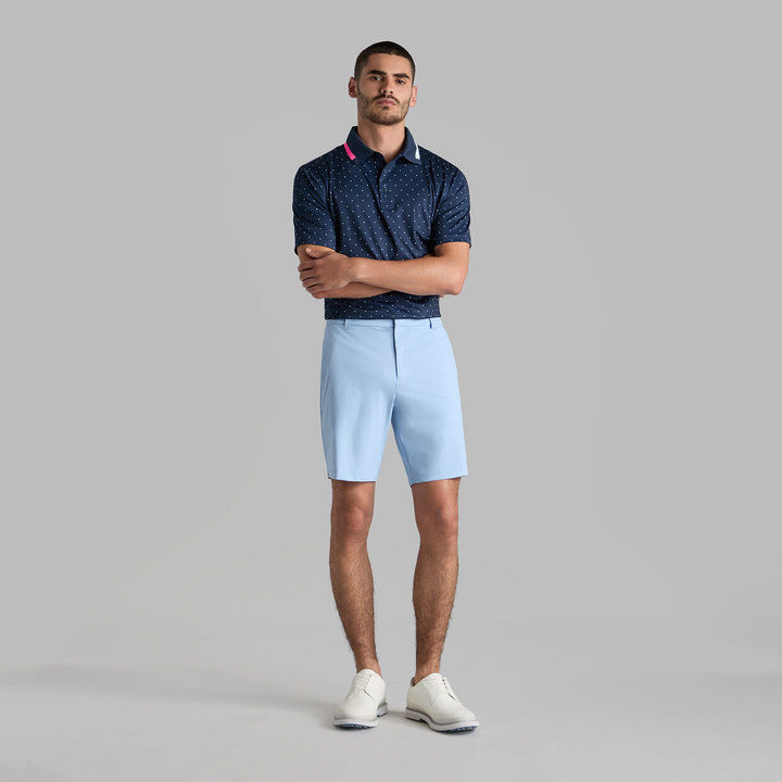 G/FORE MEN'S POLKA DOT TECH JERSEY POLO - TWILIGHT