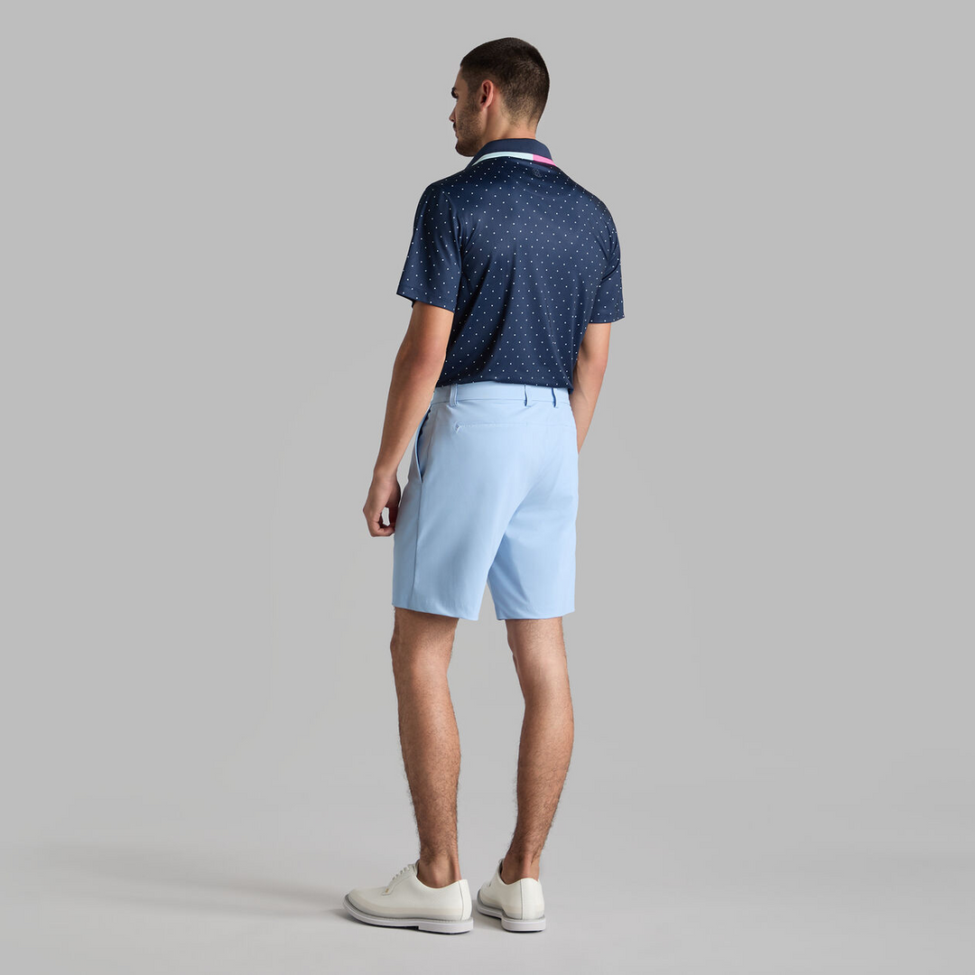 G/FORE MEN'S POLKA DOT TECH JERSEY POLO - TWILIGHT