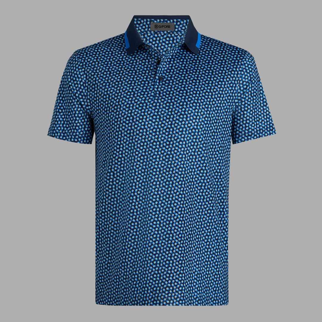 G/FORE MEN'S 3/G'S TECH JERSEY POLO - TWILIGHT