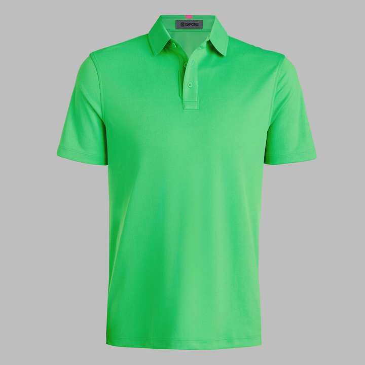G/FORE MEN'S ESSENTIAL PERFORMANCE PIQUÉ POLO - ACID LIME
