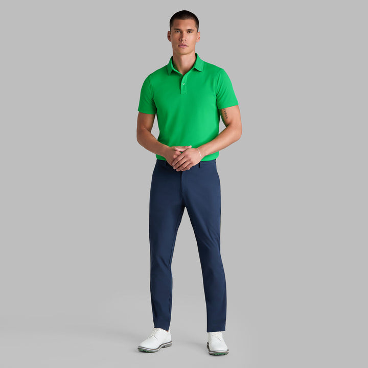 G/FORE MEN'S ESSENTIAL PERFORMANCE PIQUÉ POLO - CLOVER