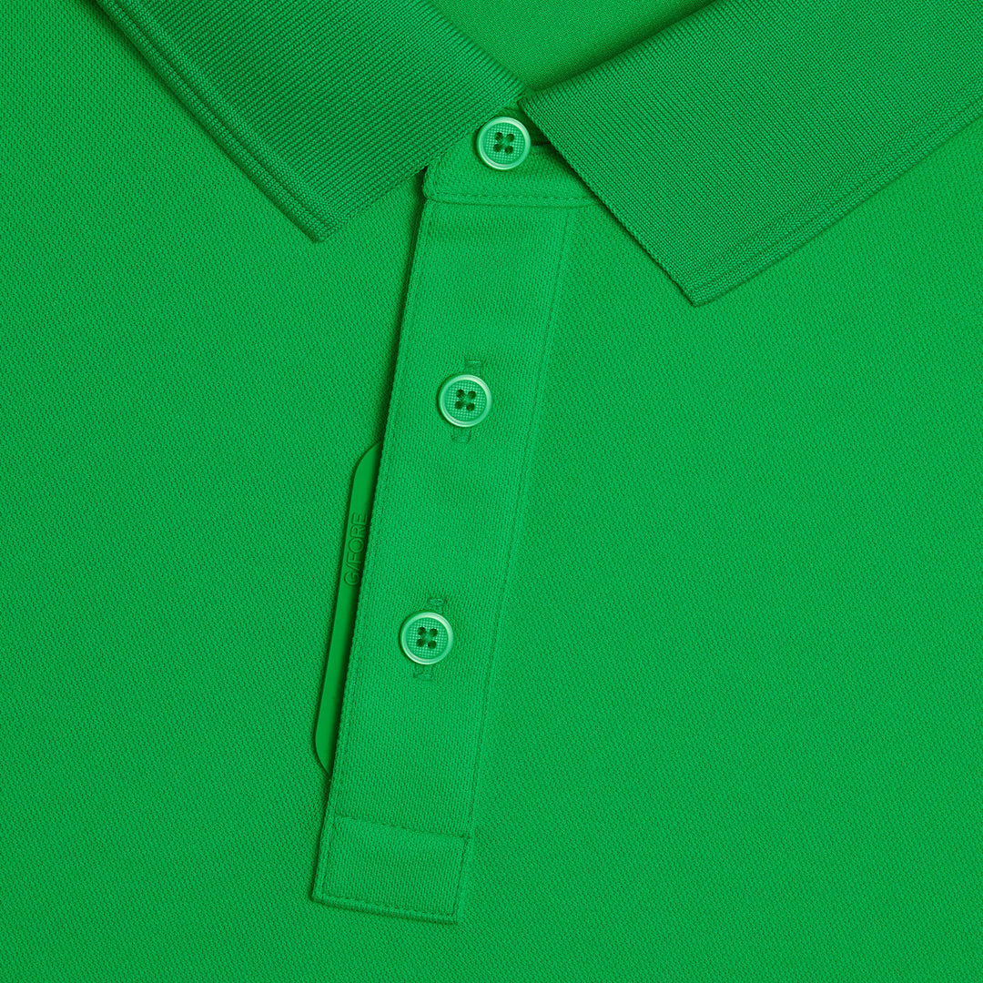 G/FORE MEN'S ESSENTIAL PERFORMANCE PIQUÉ POLO - CLOVER