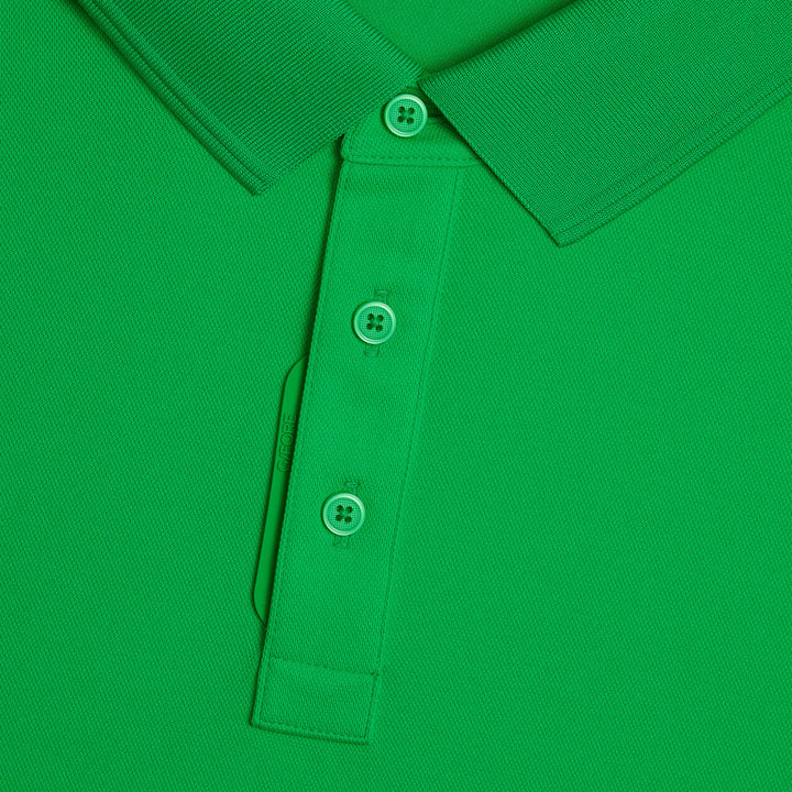 G/FORE MEN'S ESSENTIAL PERFORMANCE PIQUÉ POLO - CLOVER