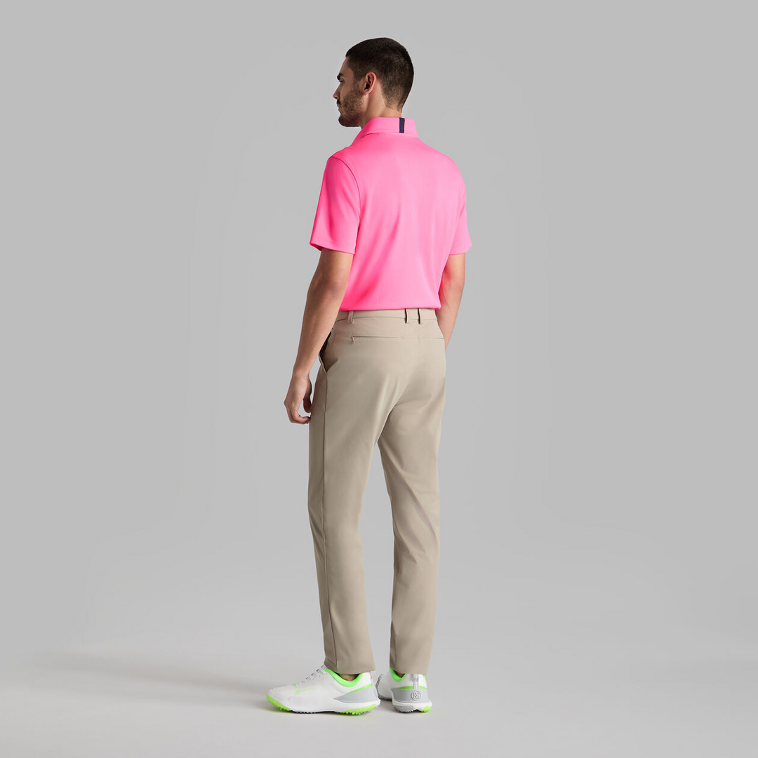 G/FORE MEN'S ESSENTIAL PERFORMANCE PIQUÉ POLO - KNOCKOUT PINK