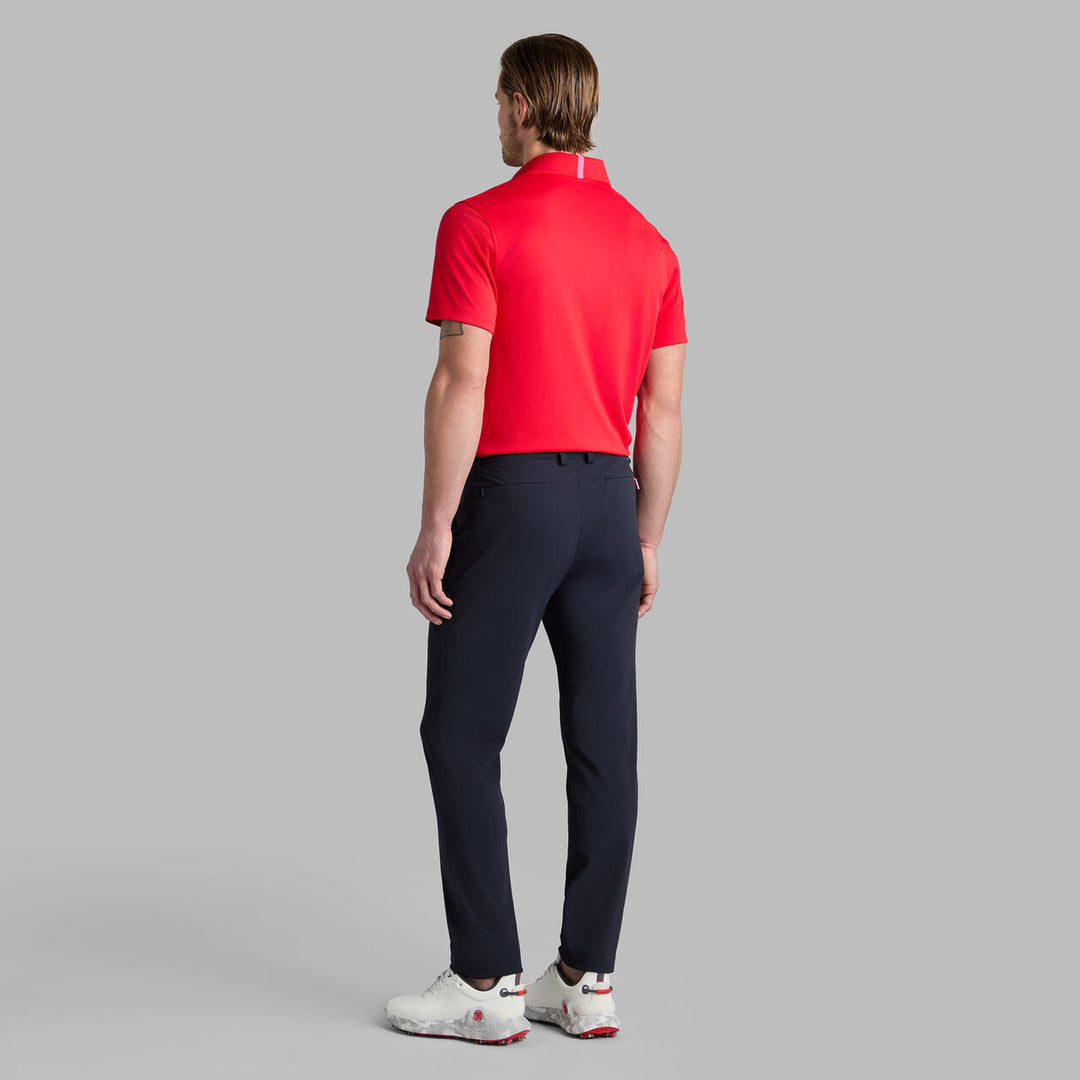 G/FORE MEN'S ESSENTIAL PERFORMANCE PIQUÉ POLO - LAVA