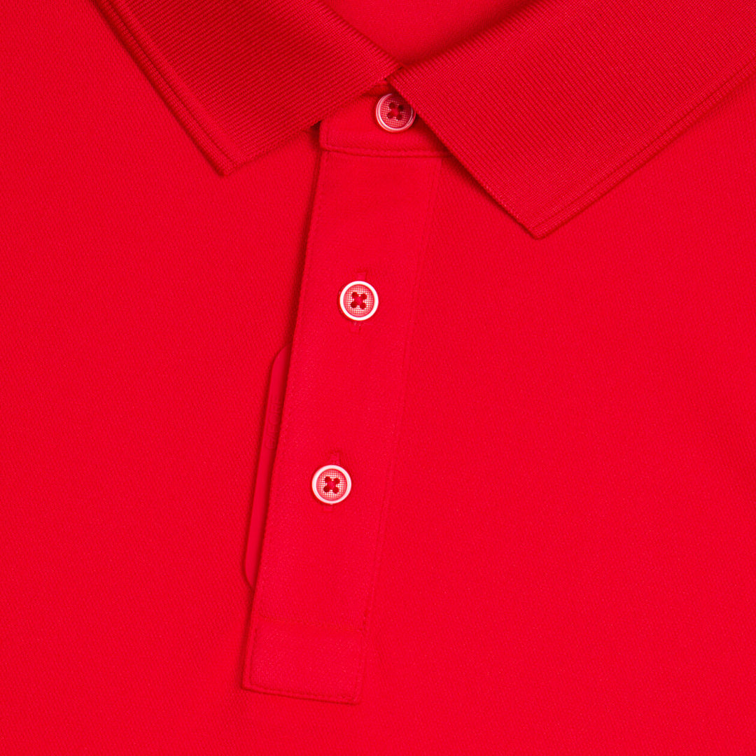 G/FORE MEN'S ESSENTIAL PERFORMANCE PIQUÉ POLO - LAVA