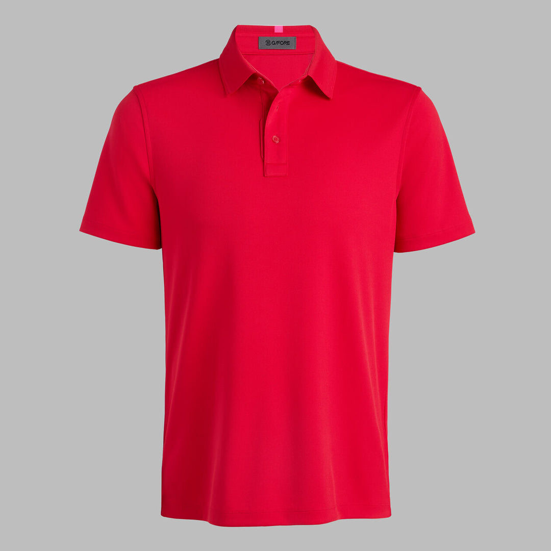 G/FORE MEN'S ESSENTIAL PERFORMANCE PIQUÉ POLO - LAVA