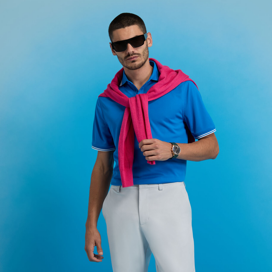 G/FORE MEN'S TUX PERFORMANCE PIQUÉ POLO - LISBON