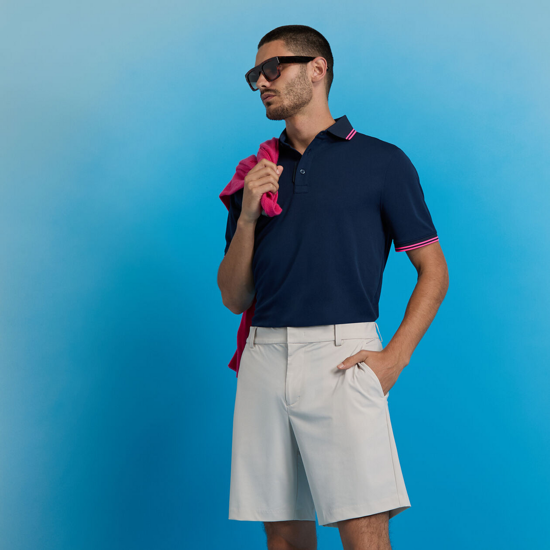 G/FORE MEN'S TUX PERFORMANCE PIQUÉ POLO - TWILIGHT