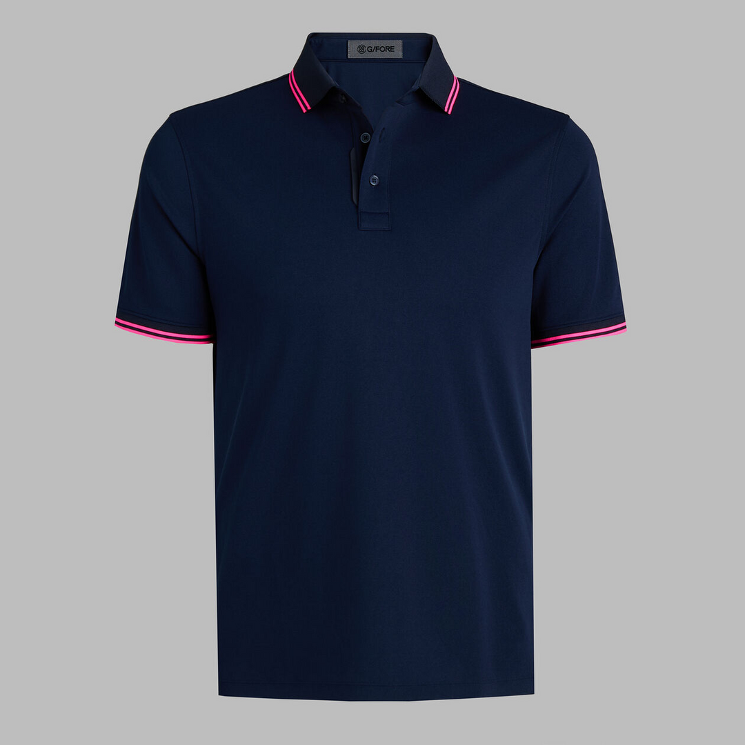 G/FORE MEN'S TUX PERFORMANCE PIQUÉ POLO - TWILIGHT