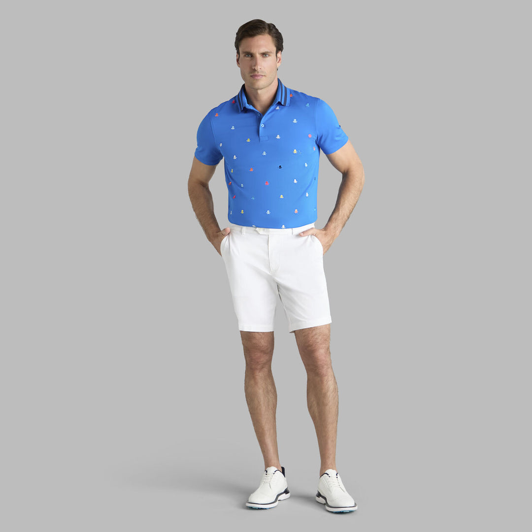 G/FORE MEN'S EMBROIDERED TECH JERSEY POLO - LISBON