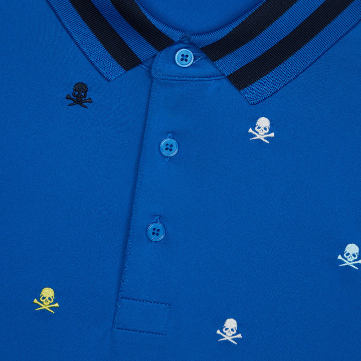 G/FORE MEN'S EMBROIDERED TECH JERSEY POLO - LISBON