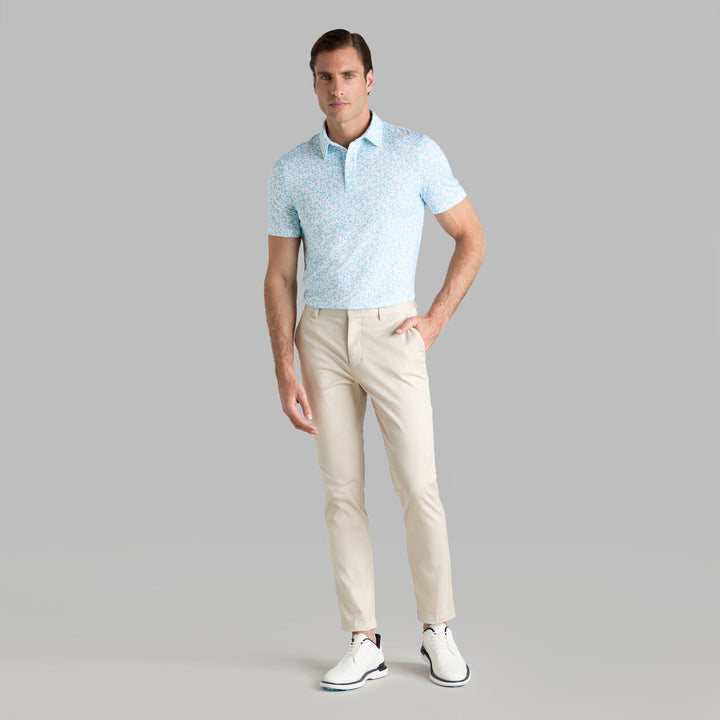 G/FORE MEN'S GARDEN TECH JERSEY POLO - BREEZE