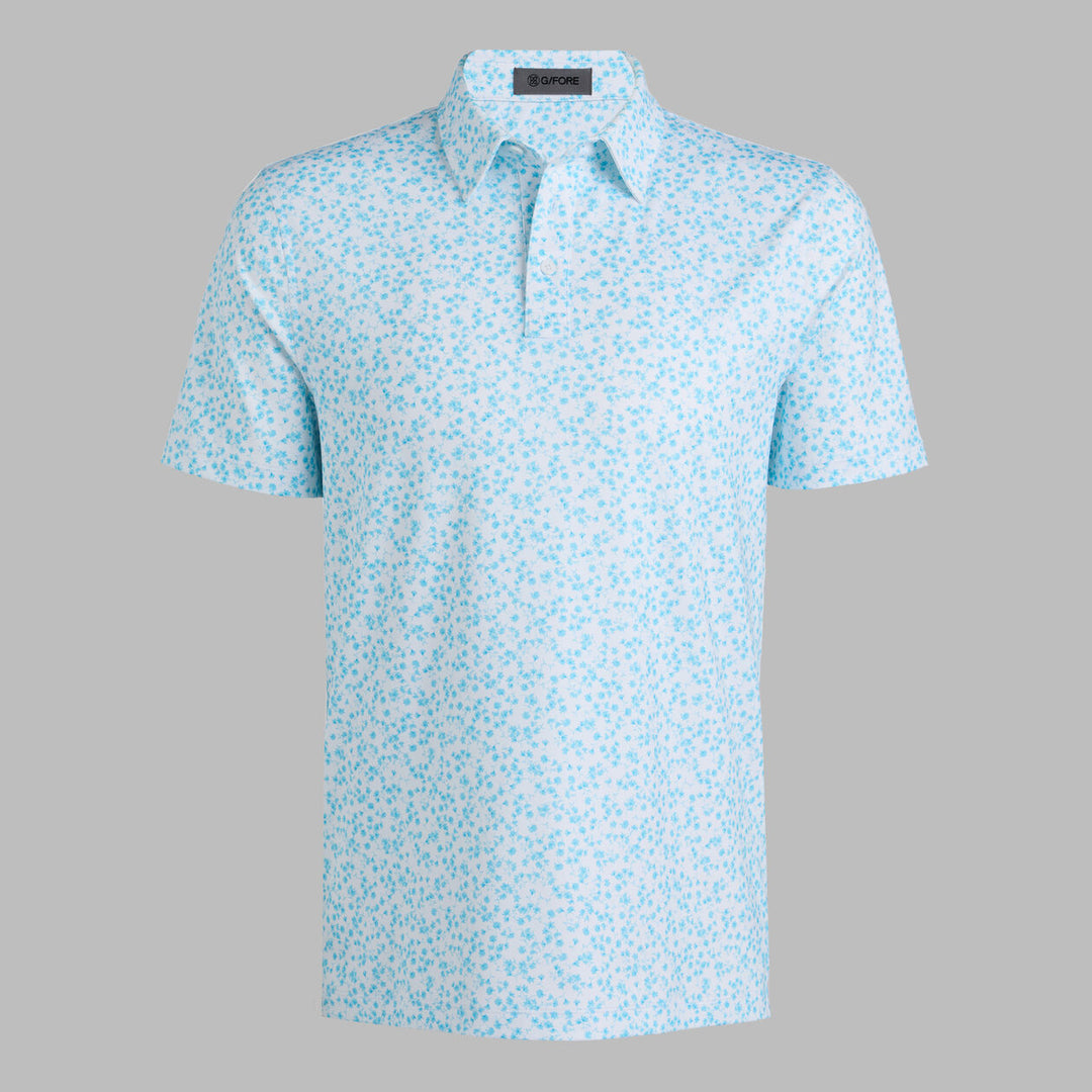 G/FORE MEN'S GARDEN TECH JERSEY POLO - BREEZE