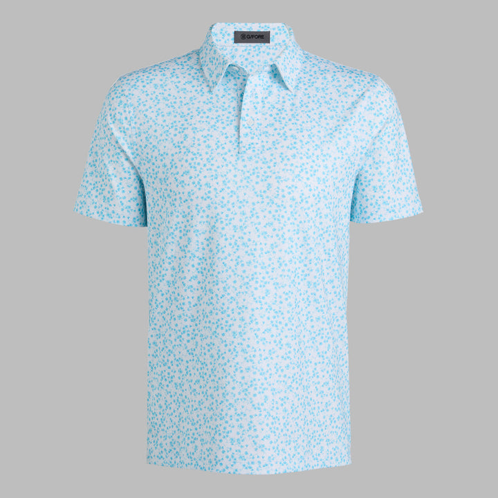G/FORE MEN'S GARDEN TECH JERSEY POLO - BREEZE