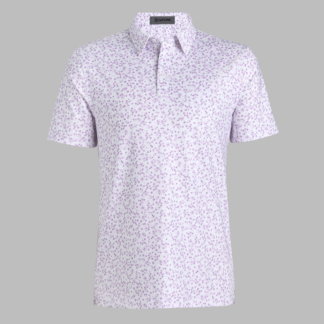 G/FORE MEN'S GARDEN TECH JERSEY POLO - IRIS