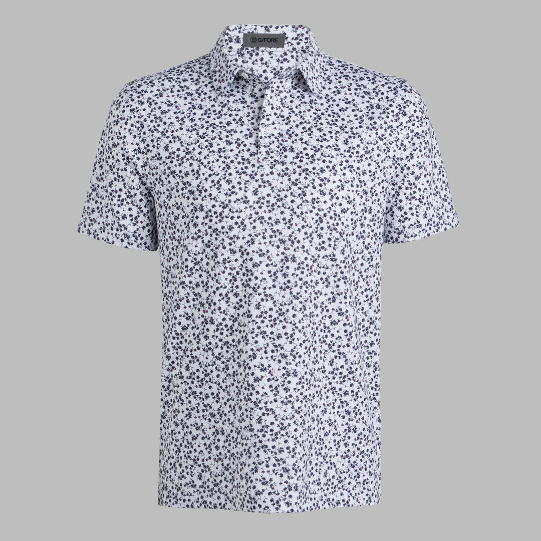 G/FORE MEN'S GARDEN TECH JERSEY POLO - TWILIGHT