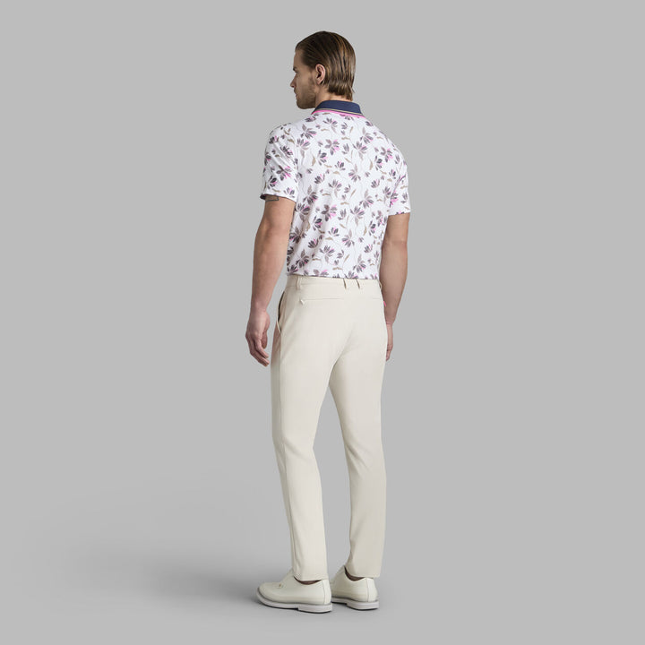 G/FORE MEN'S IRIS TECH JERSEY POLO - SNOW