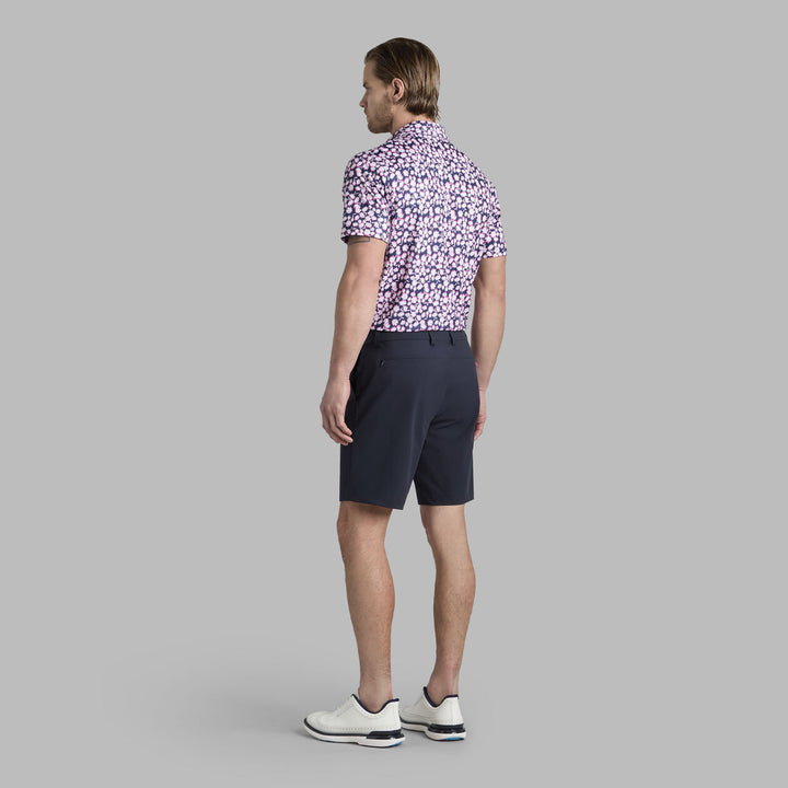 G/FORE MEN'S OPTIC FLORAL TECH JERSEY POLO - BLUSH