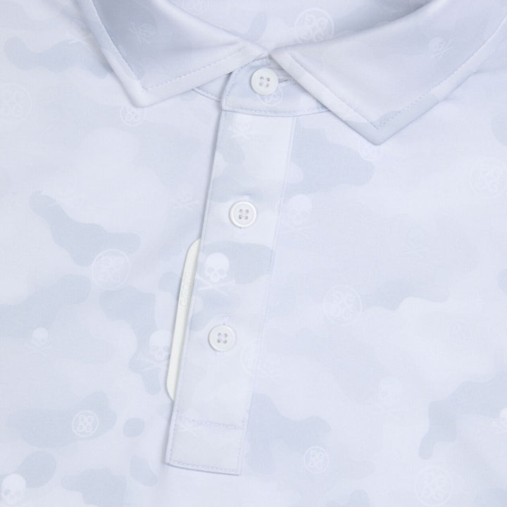 G/FORE MEN'S ICON CAMO TECH JERSEY POLO - SNOW