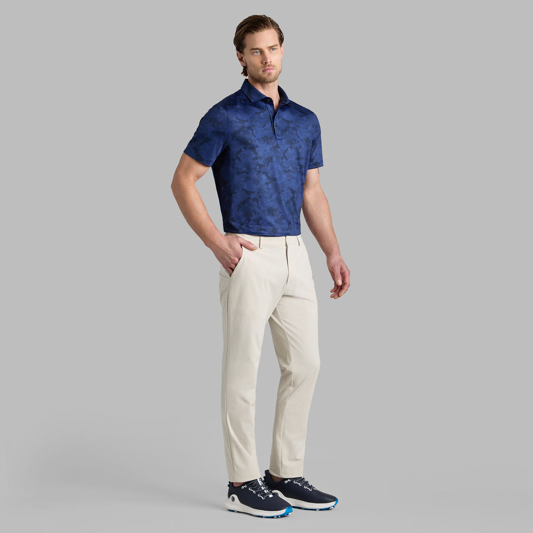 G/FORE MEN'S ICON CAMO TECH JERSEY POLO - TWILIGHT