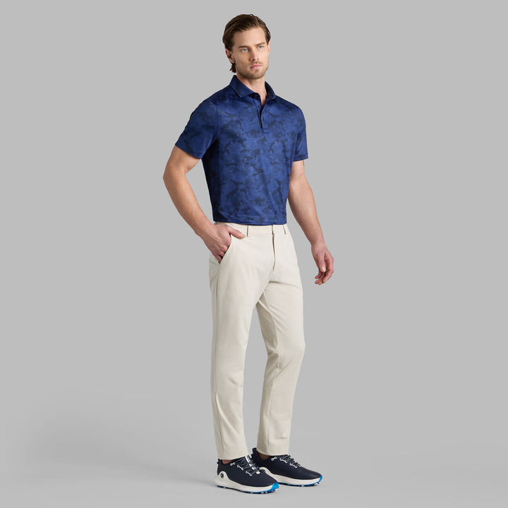 G/FORE MEN'S ICON CAMO TECH JERSEY POLO - TWILIGHT